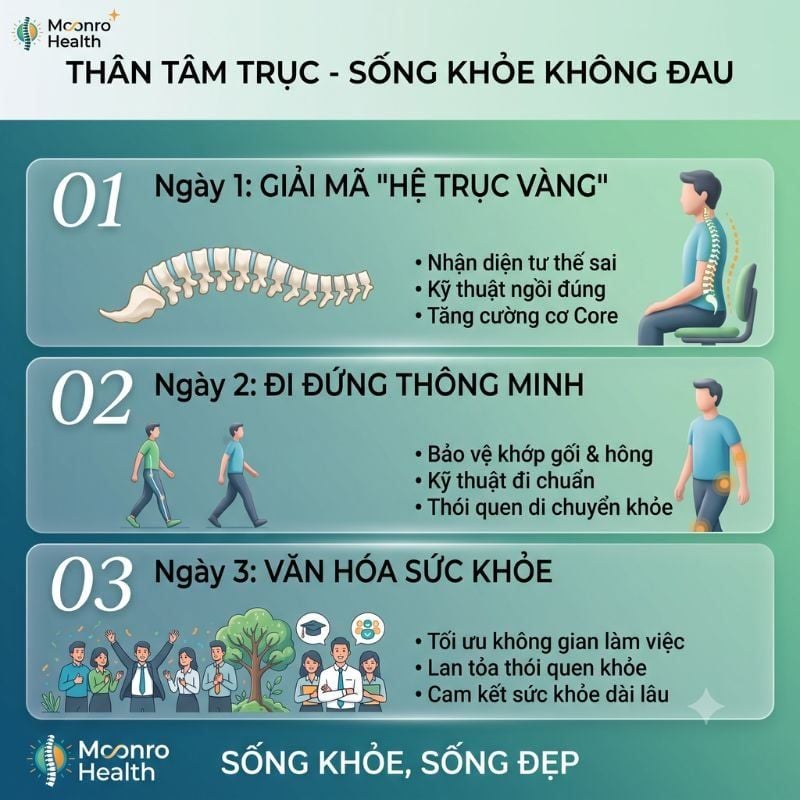  Khóa Huấn Luyện Sức Khỏe Tư Thế Cho Doanh Nghiệp 