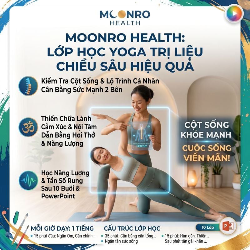  Lớp Học Yoga Trị Liệu Cột Sống 