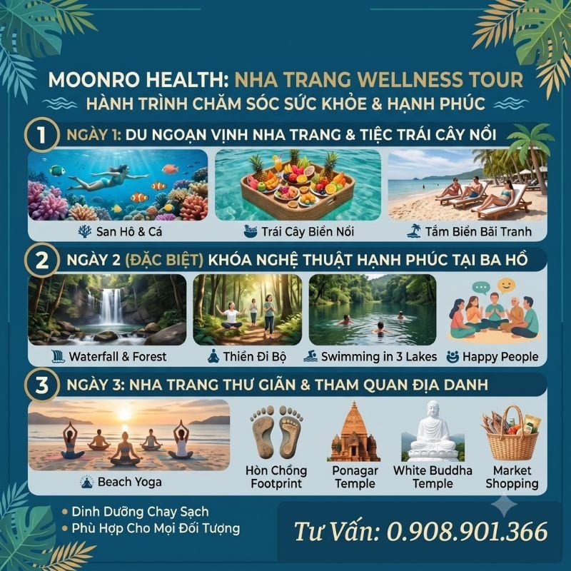  Tour Du Lịch Sức Khỏe Nha Trang (3N3Đ) 