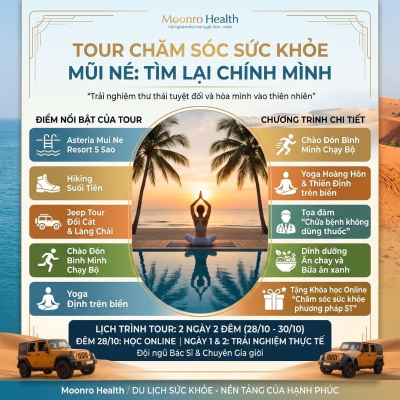  Tour Du Lịch Sức Khỏe Mũi Né (2N1Đ) 