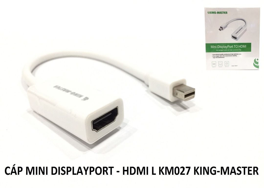 ĐẦU MINI Displayport => HDMI KINGMASTER KM027
