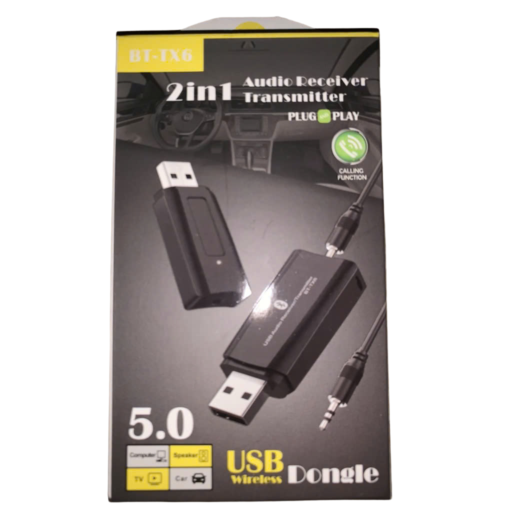 USB BLUETOOTH DONGLE 5.0 BT218 2in1