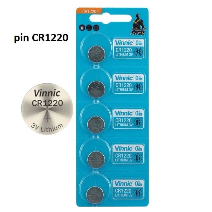 PIN CR1220 (vĩ 5 viên)