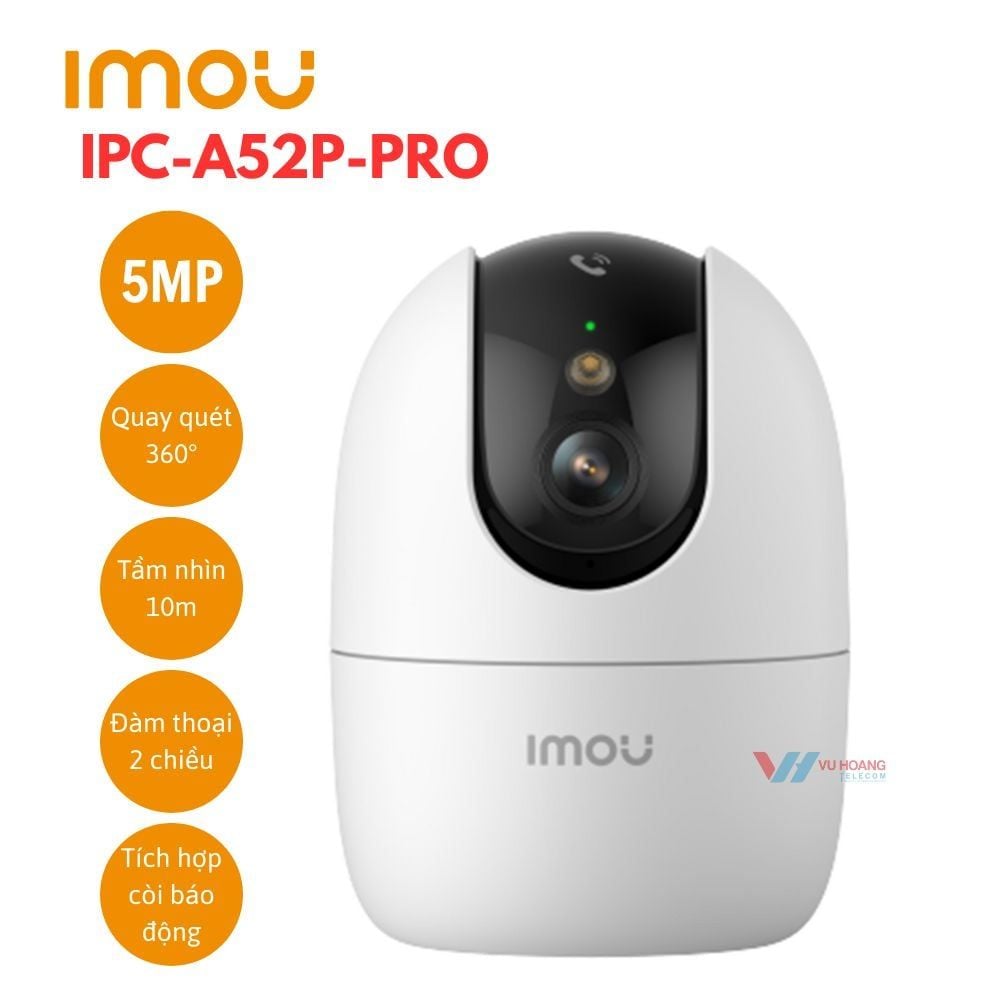 CMR WI-FI IMOU IPC-A52P-PRO (Ranger 2 Pro 3K 5Mpx) Chính Hãng