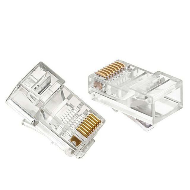 ĐẦU RJ45 Cat6 VÀNG 100c/bịch