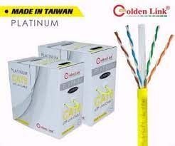 CABLE MẠNG (100M) 6E GOLDEN LINK (Màu Vàng)