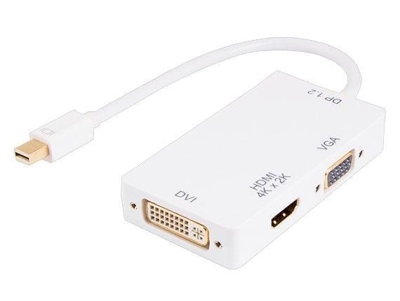 ĐẦU MINI Displayport => VGA + HDMI + DVI