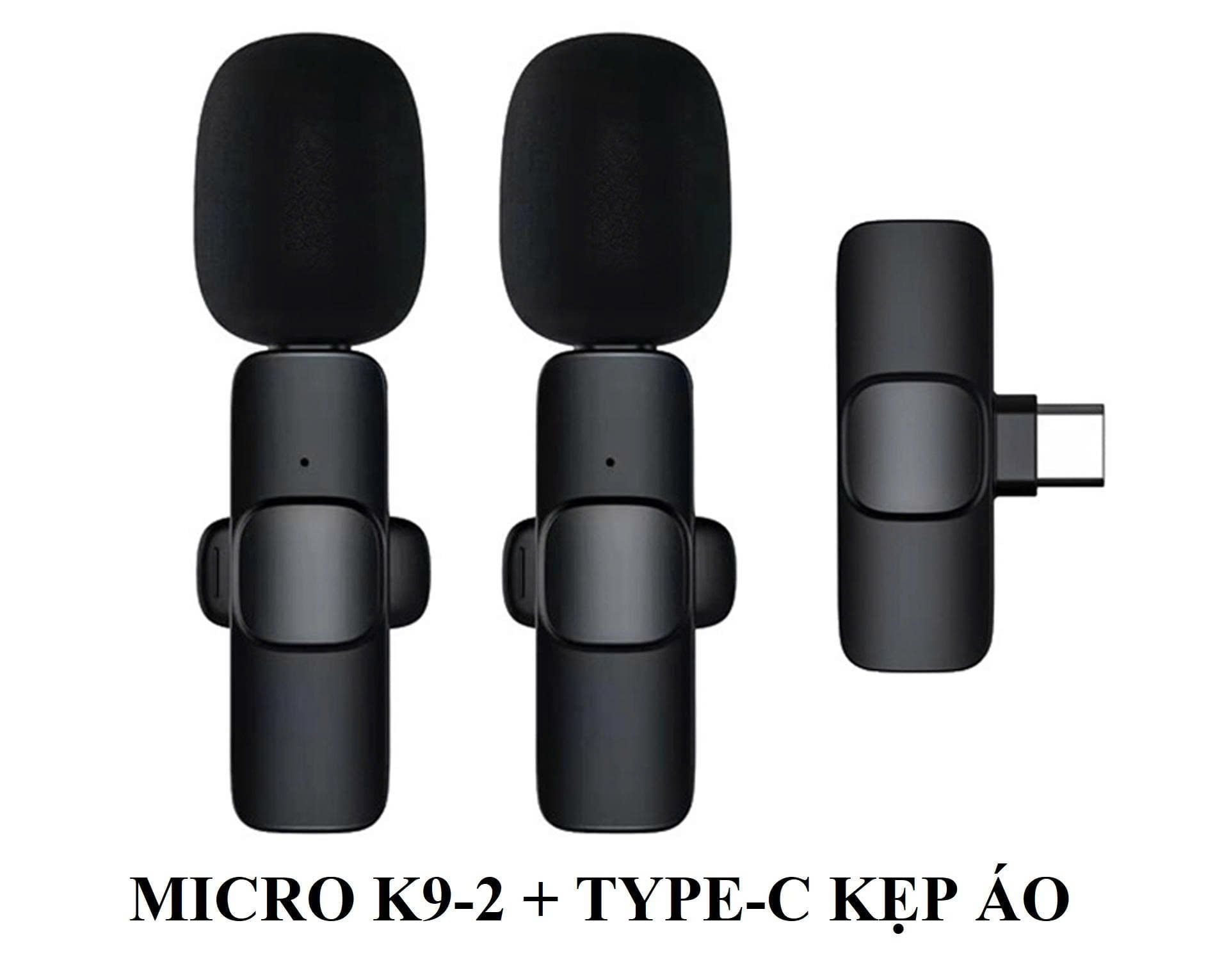 Micro K9-2 Kép Áo 2 Mic (TypeC / Lightning)