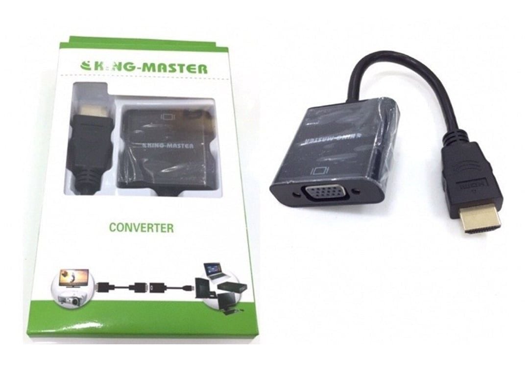 CABLE HDMI => VGA 0.5M KINGMASTER H121B