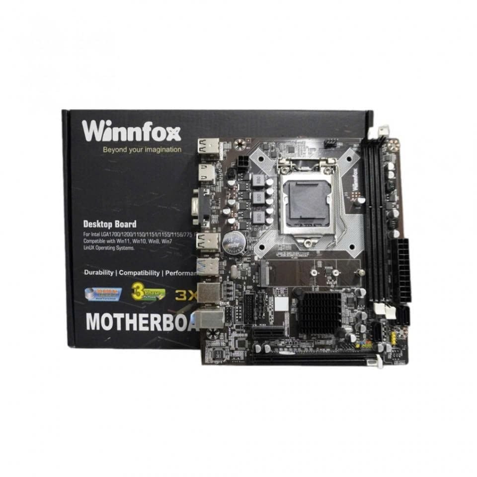 MAIN WINNFOX H81 (VGA-HDMI-M2 NVMe) Chính Hãng