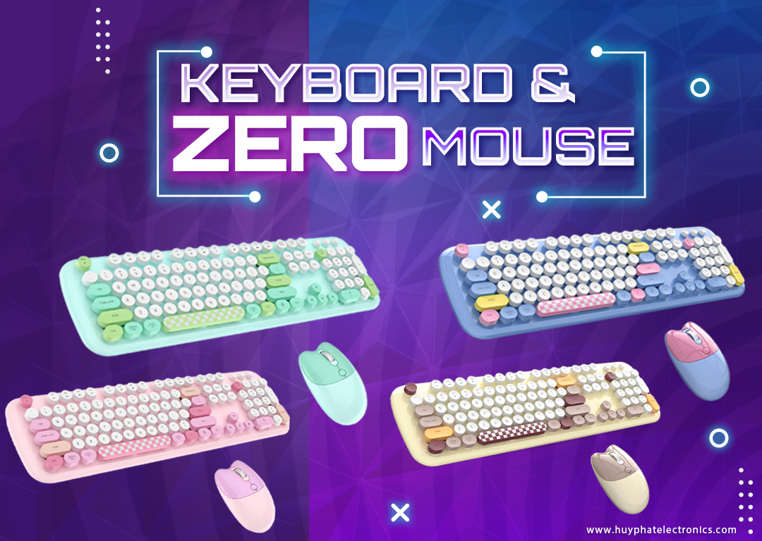 COMBO Không Dây KB+MO GEEZER ZERO