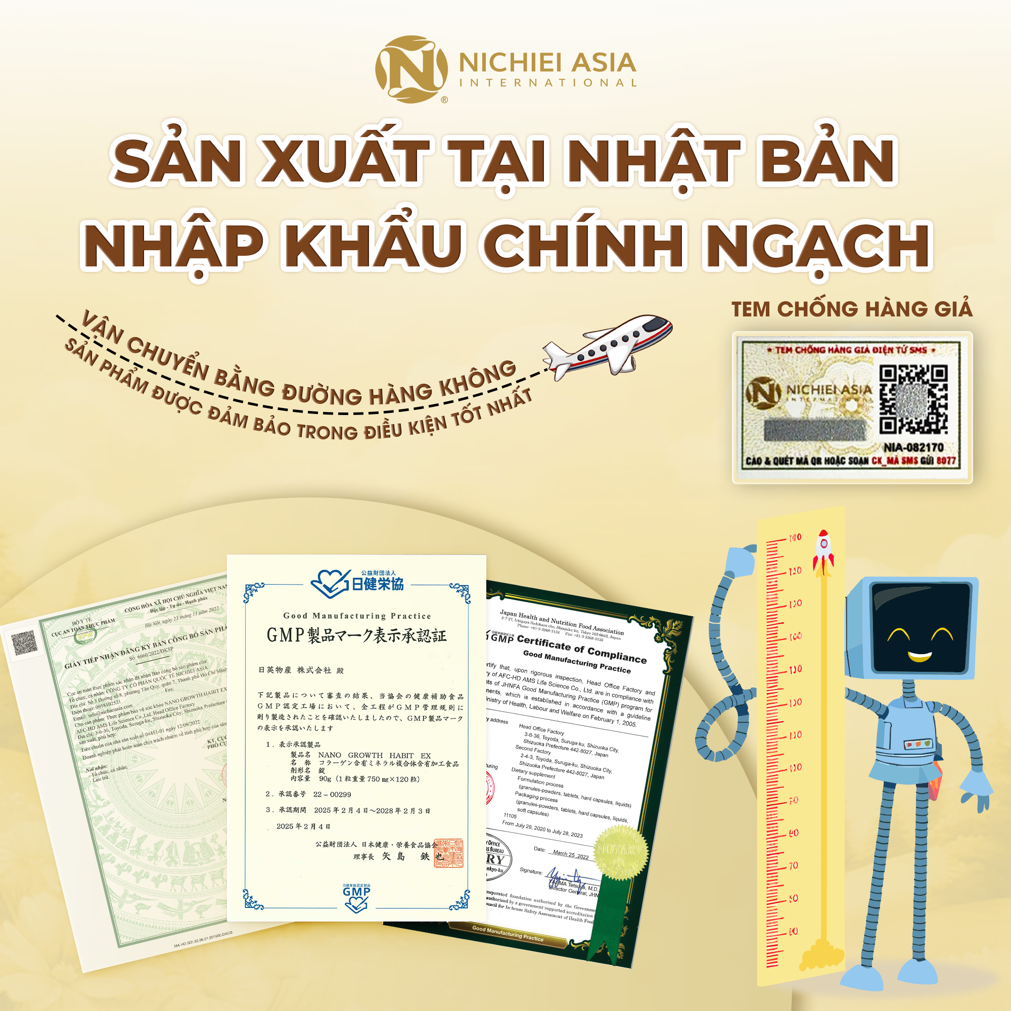  Thực phẩm bảo vệ sức khỏe NANO GROWTH HABIT EX 