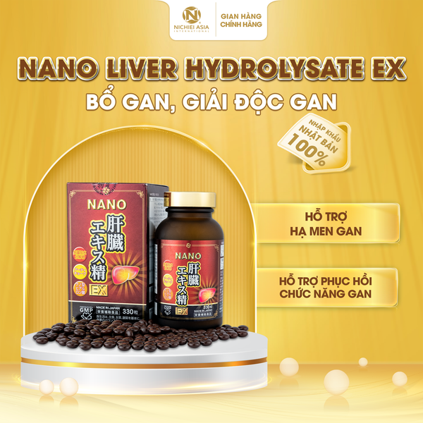 Thực phẩm bảo vệ sức khỏe NANO LIVER HYDROLYZATE EX 
