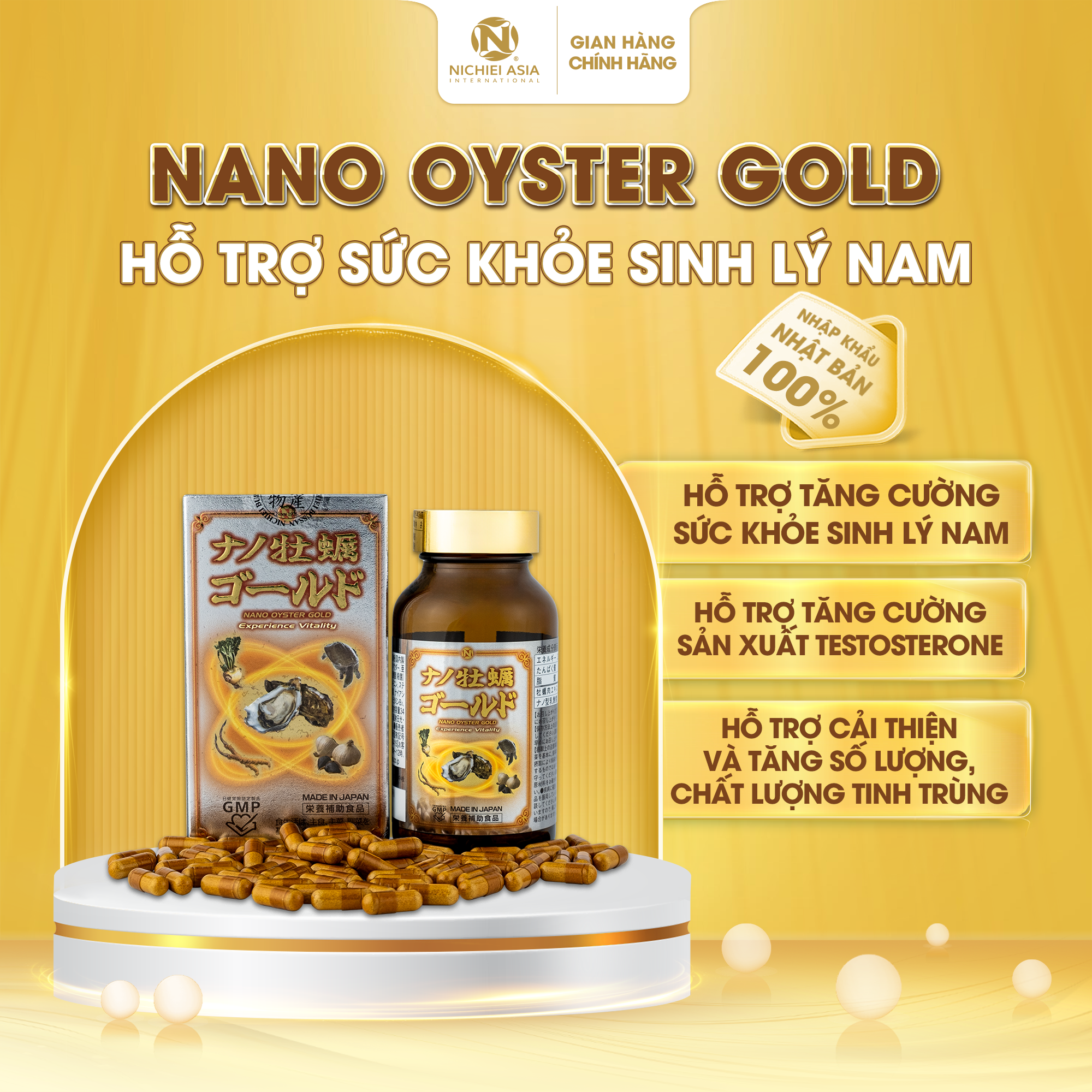  Thực phẩm bảo vệ sức khỏe NANO OYSTER GOLD 