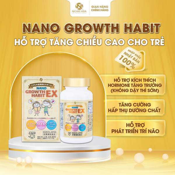  Thực phẩm bảo vệ sức khỏe NANO GROWTH HABIT EX 