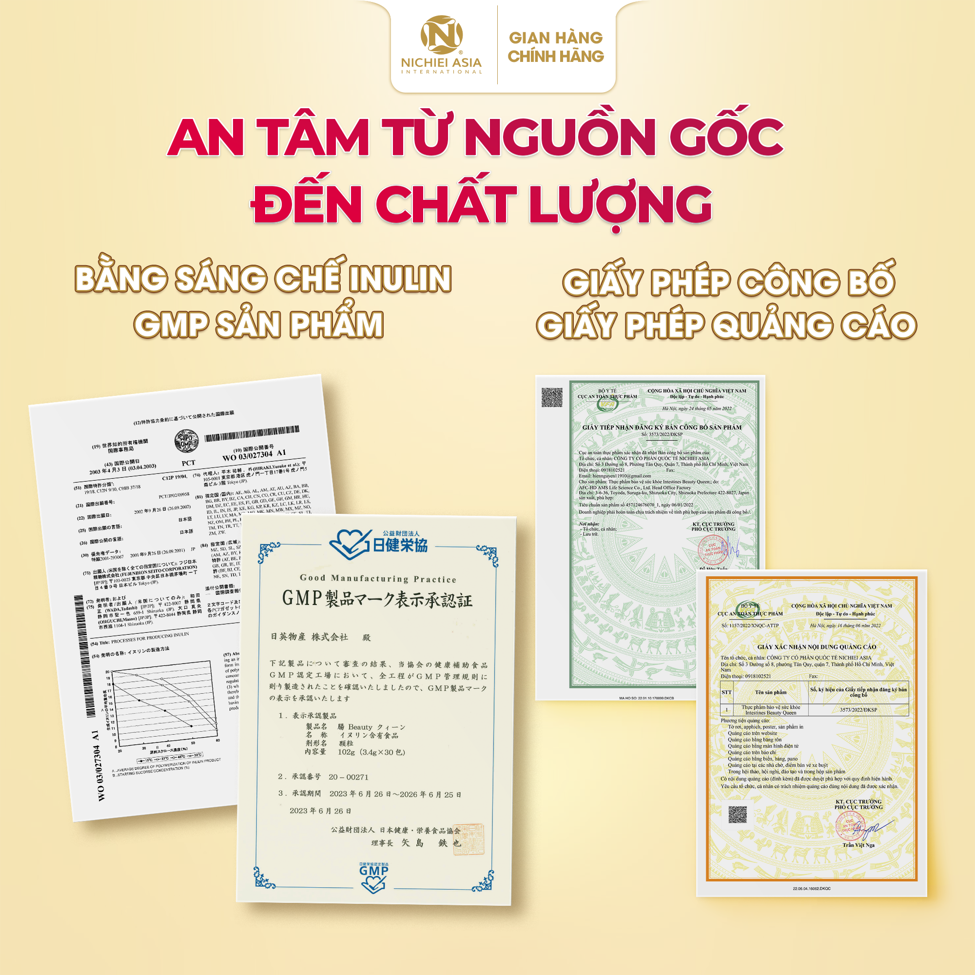  Thực phẩm bảo vệ sức khỏe INTESTINES BEAUTY QUEEN 