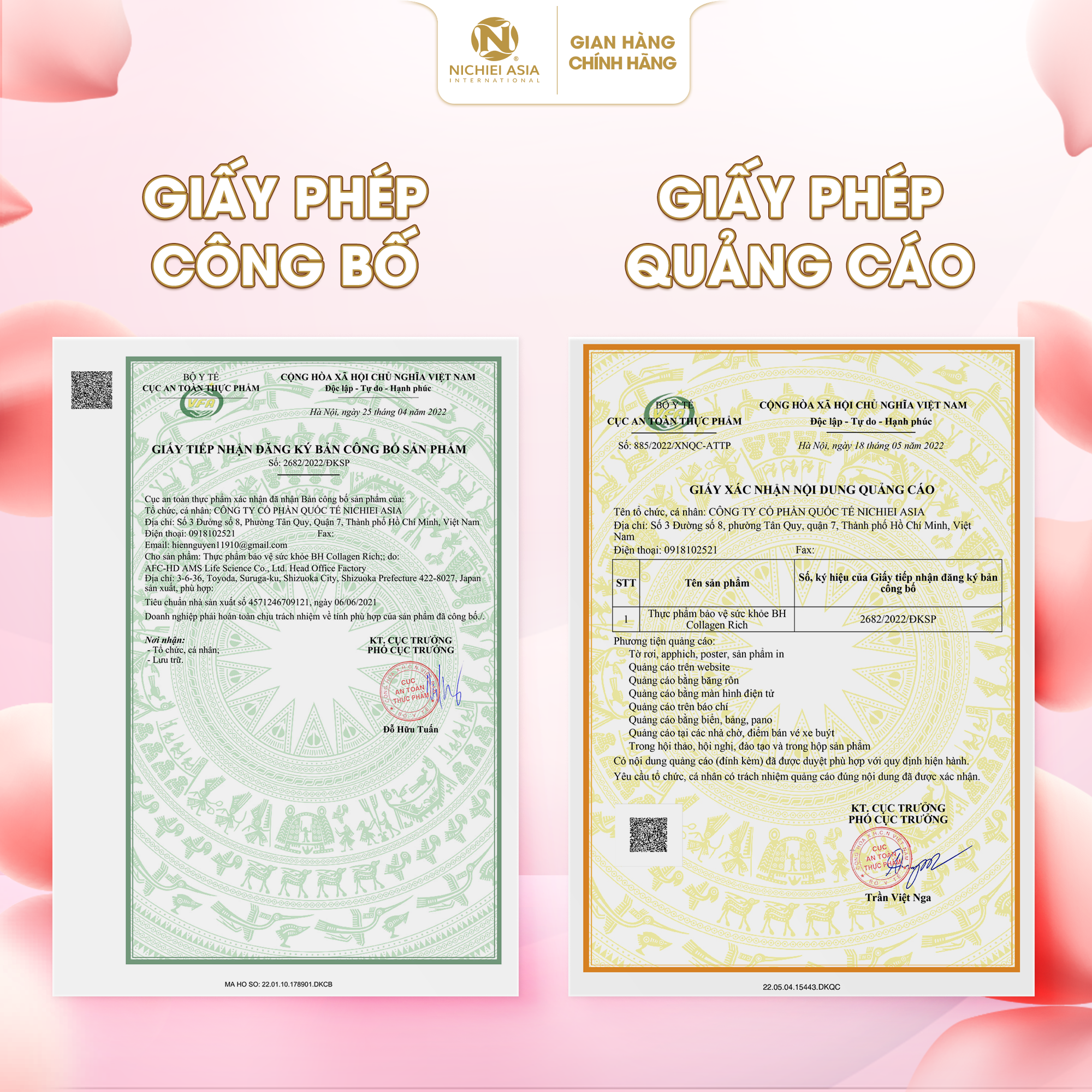  Thực phẩm bảo vệ sức khỏe BH COLLAGEN 