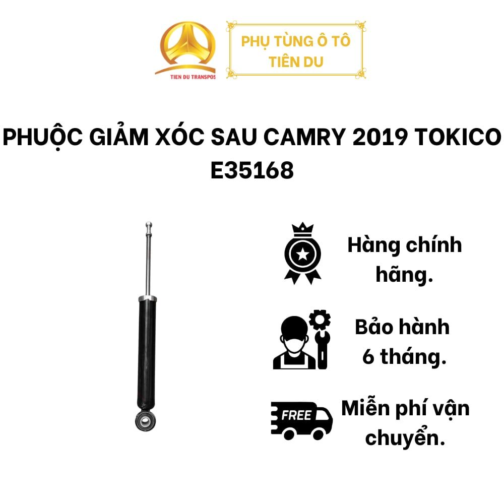  PHUỘC GIẢM XÓC SAU CAMRY 2019 TOKICO E35168 