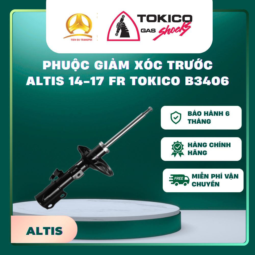  PHUỘC GIẢM XÓC TRƯỚC ALTIS 14-17 FR TOKICO B3406 