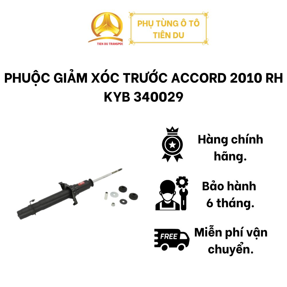  PHUỘC GIẢM XÓC TRƯỚC ACCORD 2010 RH KYB 340029 