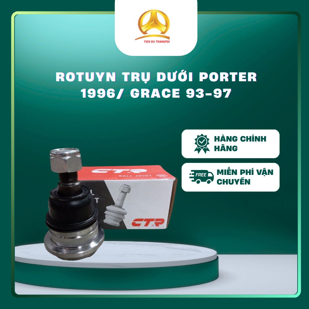  Rotuyn Trụ Dưới Hyundai Porter 1996 / Grace 1993–1997 / Mitsubishi L300 / Delica – Ball Joint Lower – Phụ Tùng Gầm Xe Hy 
