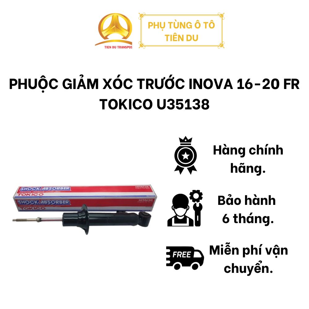  PHUỘC GIẢM XÓC TRƯỚC INOVA 16-20 FR TOKICO U35138 