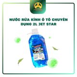  Nước Rửa Kính Ô Tô Jetstar 2L Sao Đỏ Chính Hãng  – Làm Sạch Kính Lái, Bảo Vệ Gạt Mưa 