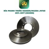  Đĩa Phanh Trước 302mm Ford Ranger / Mazda BT50 2011–2017 – Phụ Tùng Ô Tô Chuẩn Zin, Chính Hãng 