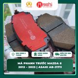  Má Phanh Trước Asahi AB-J1711 Cho Mazda 6 (2012–2023) – Bố Thắng Đĩa Chuẩn Zin, Êm Ái, An Toàn 