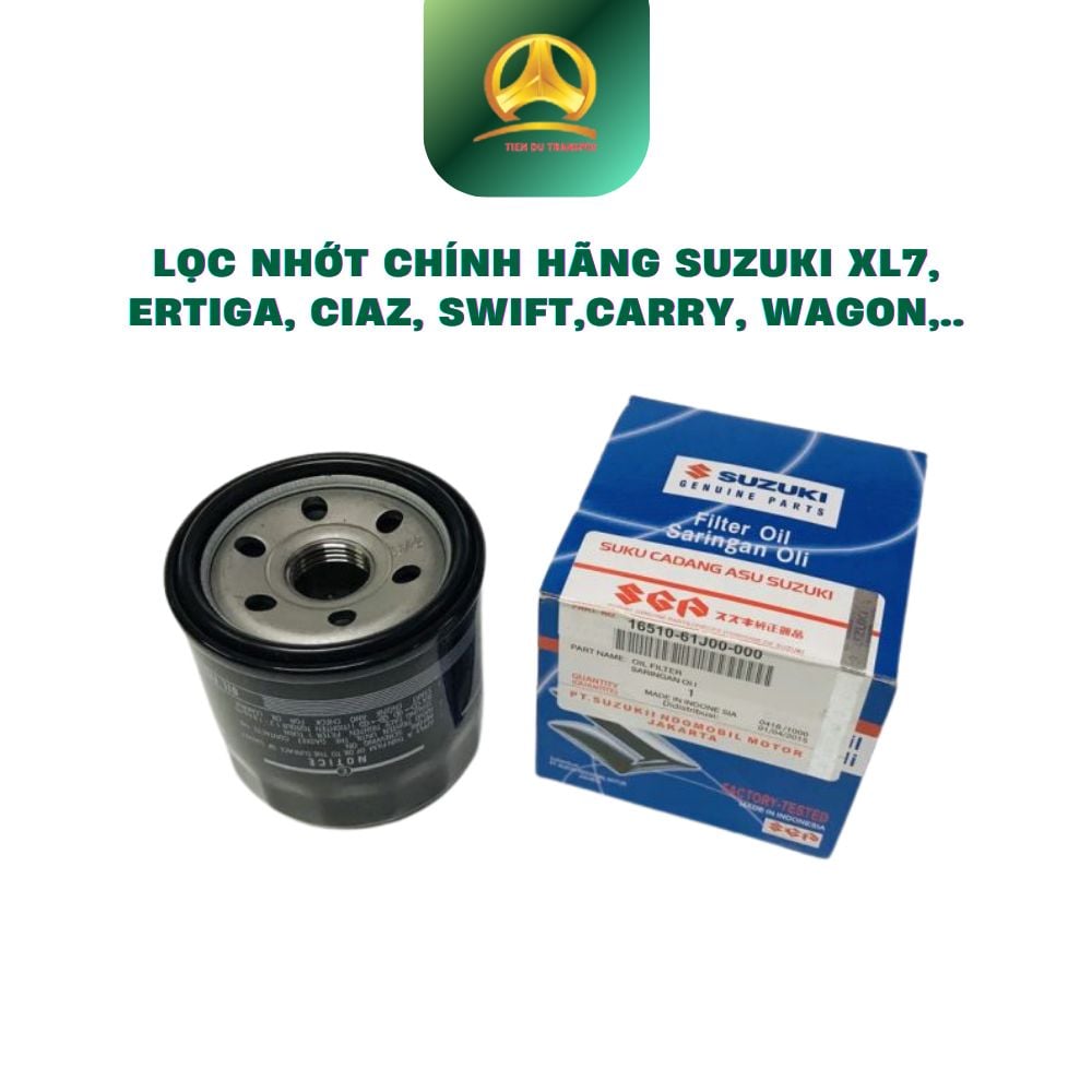  Lọc Nhớt Chính Hãng Suzuki XL7, Ertiga, Ciaz, Swift, Carry, Wagon 