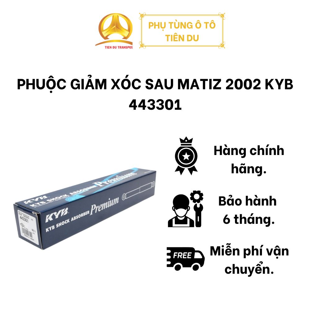  PHUỘC GIẢM XÓC SAU MATIZ 2002 KYB 443301 