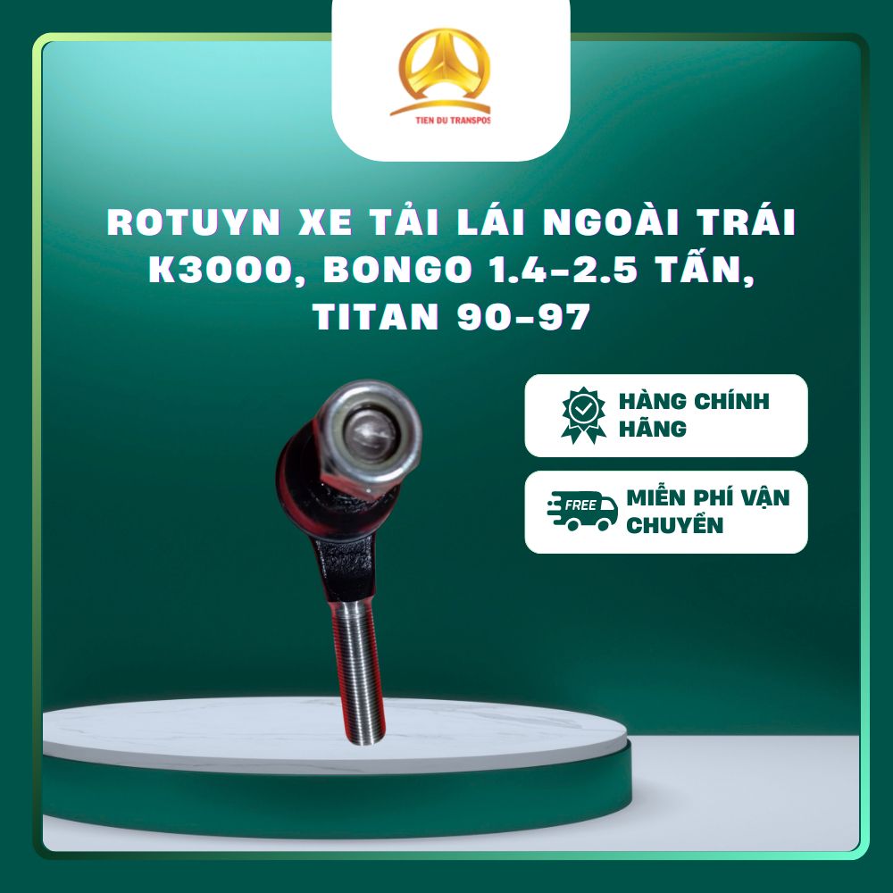  Rotuyn Xe Tải Lái Ngoài KIA K3000 / Bongo 1.4–2.5 Tấn / Titan 90–97 – Tie Rod End 