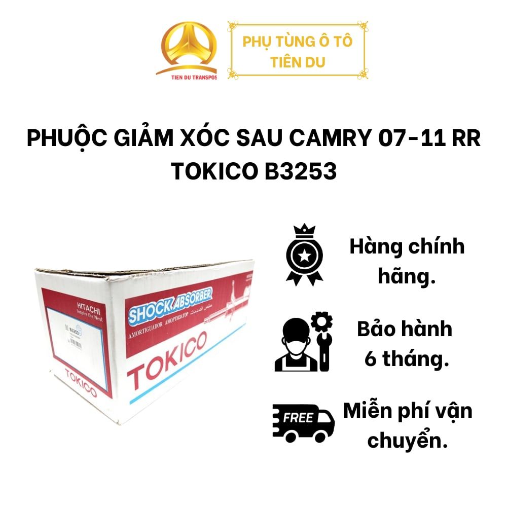  PHUỘC GIẢM XÓC SAU CAMRY 07-11 RR TOKICO B3253 