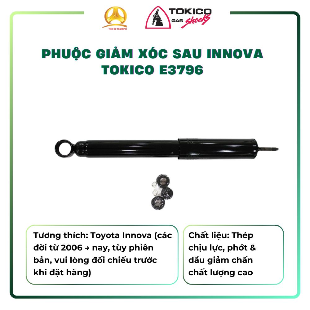 PHUỘC GIẢM XÓC SAU INNOVA TOKICO E3796 