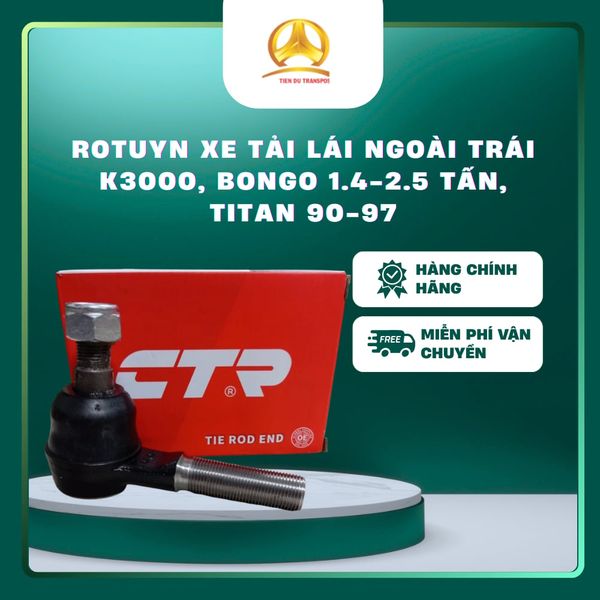  Rotuyn Xe Tải Lái Ngoài KIA K3000 / Bongo 1.4–2.5 Tấn / Titan 90–97 – Tie Rod End 