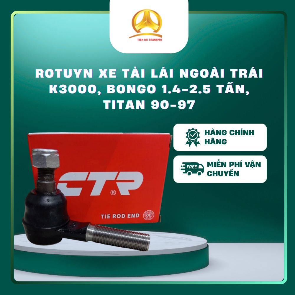  Rotuyn Xe Tải Lái Ngoài KIA K3000 / Bongo 1.4–2.5 Tấn / Titan 90–97 – Tie Rod End 