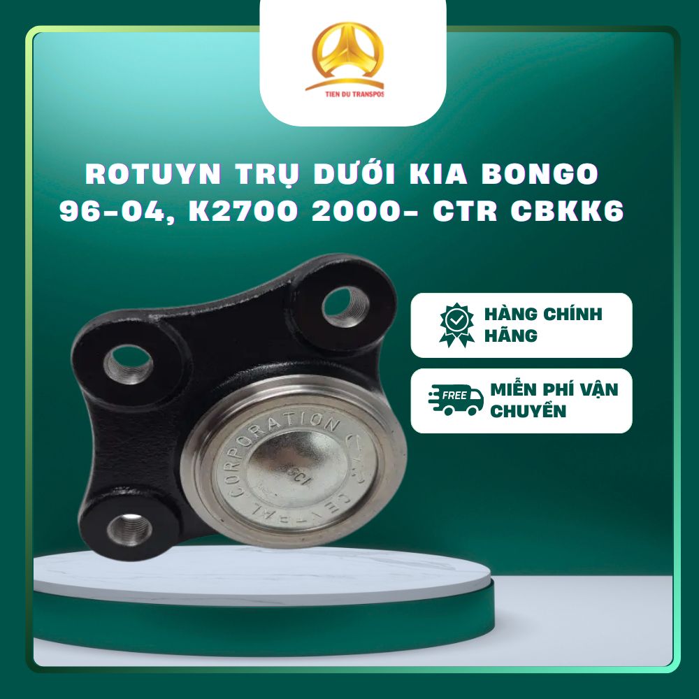  Rotuyn Trụ Dưới Kia Bongo 1996–2004 / K2700 2000– Chính Hãng CTR CBKK6 – Ball Joint Lower 
