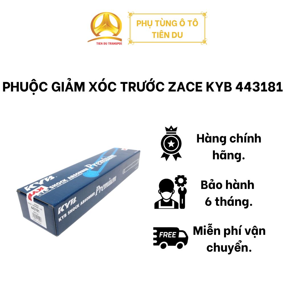 PHUỘC GIẢM XÓC TRƯỚC ZACE KYB 443181 