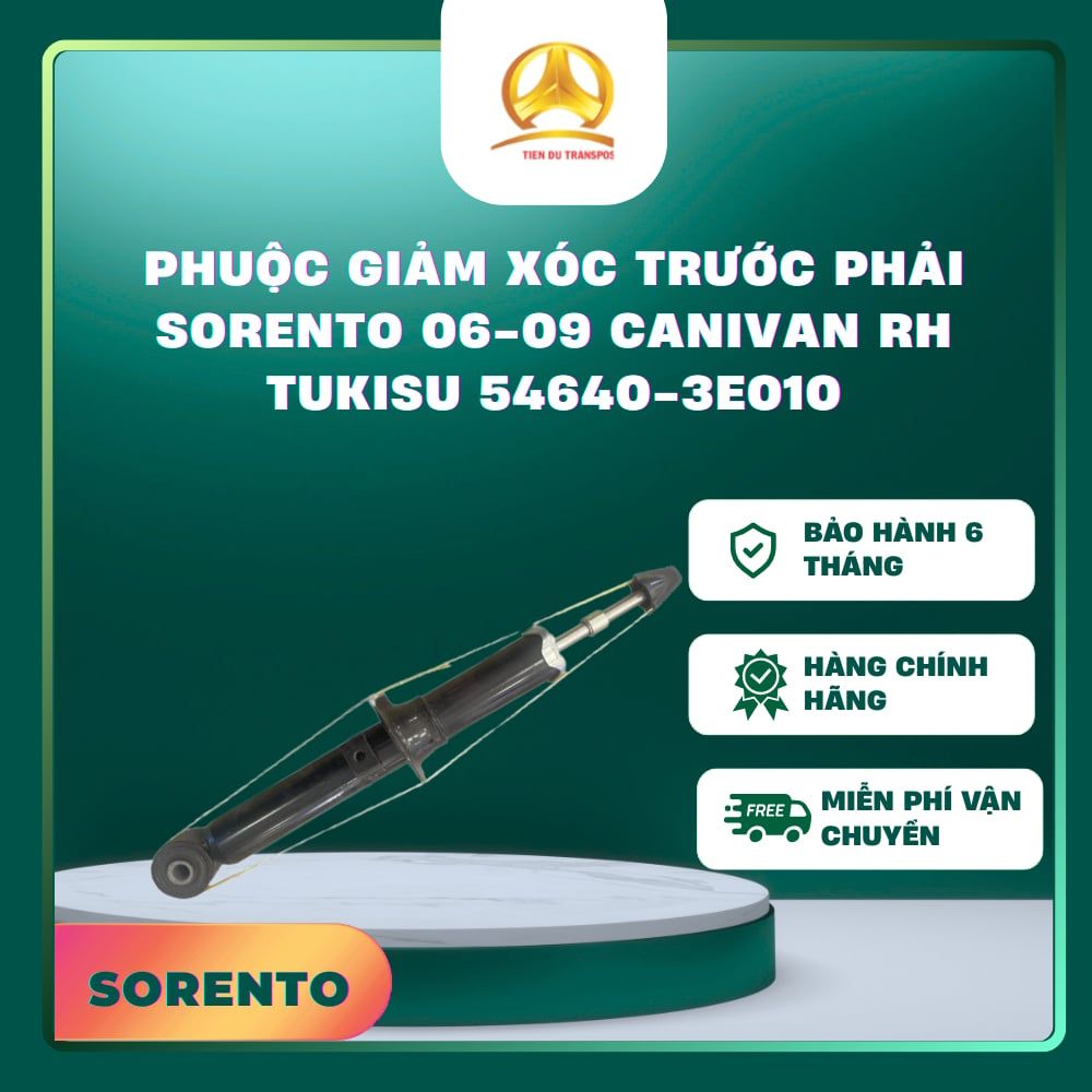  PHUỘC GIẢM XÓC TRƯỚC PHẢI SORENTO 06-09 CANIVAN RH TUKISU 54640-3E010 