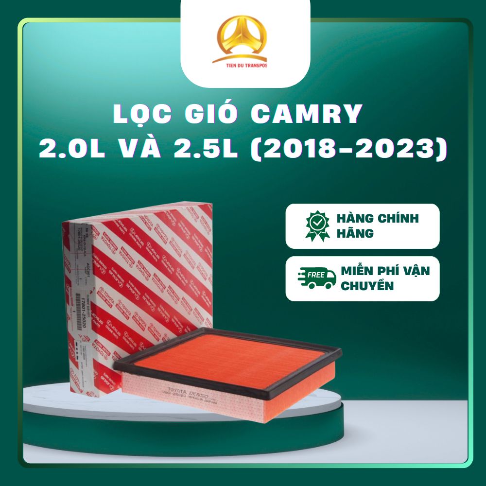  Lọc Gió Động Cơ Toyota Camry 17801-25020 Chính Hãng – Air Filter Camry 2.0 / 2.5 2018-2023 