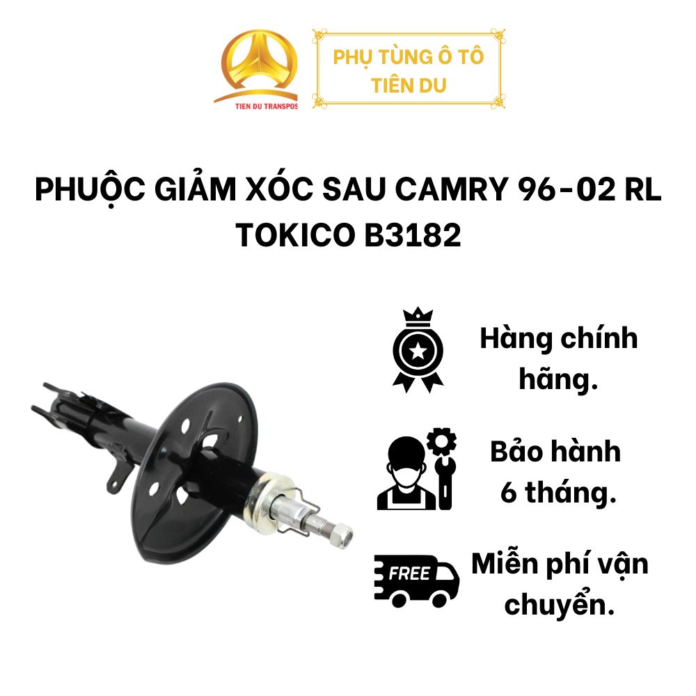  PHUỘC GIẢM XÓC SAU CAMRY 96-02 RL TOKICO B3182 