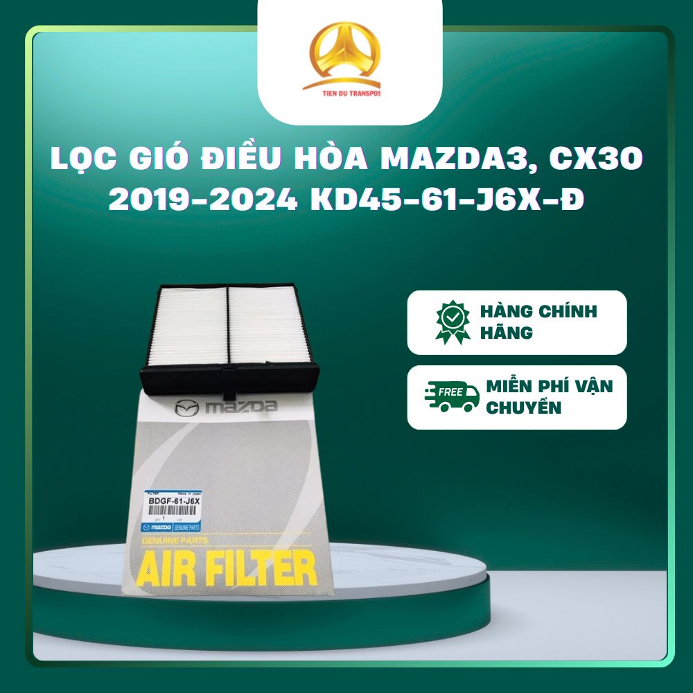  Lọc Gió Điều Hòa Mazda BDGF-61-J6X Chính Hãng – Cabin Filter Mazda 3 / CX-30 2019-2022/2024 