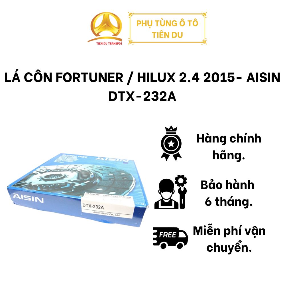  LÁ CÔN FORTUNER / HILUX 2.4 2015- AISIN DTX-232A 
