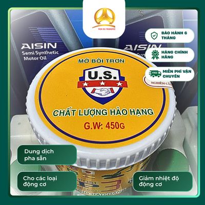  Mỡ Bôi Trơn Đa Dụng Chịu Nhiệt Cao Cấp U.S MP3 – Lithium Grease 450g – Chống Oxy Hóa, Chịu Tải Nặng 