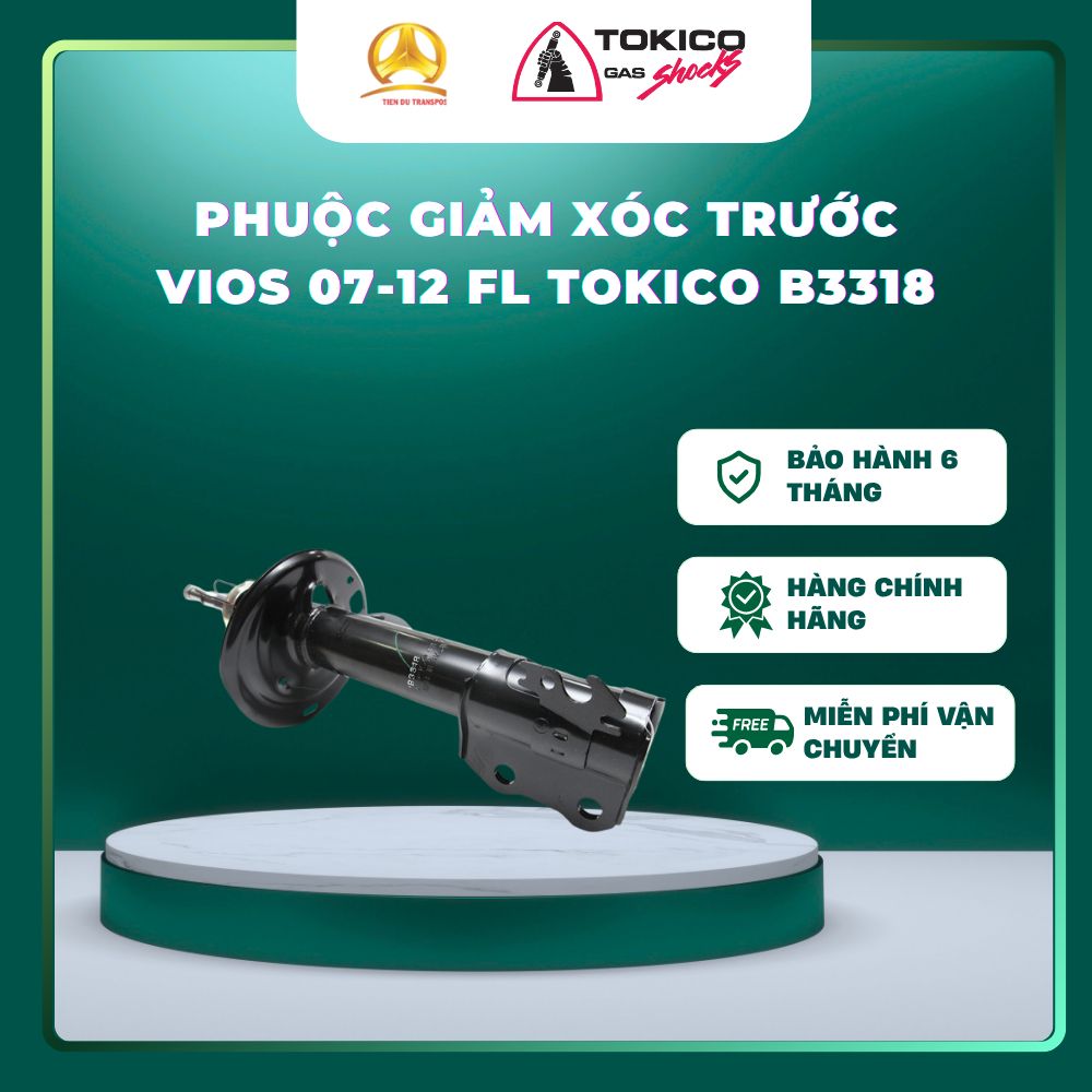  PHUỘC GIẢM XÓC TRƯỚC VIOS 07-12 FL TOKICO B3318 