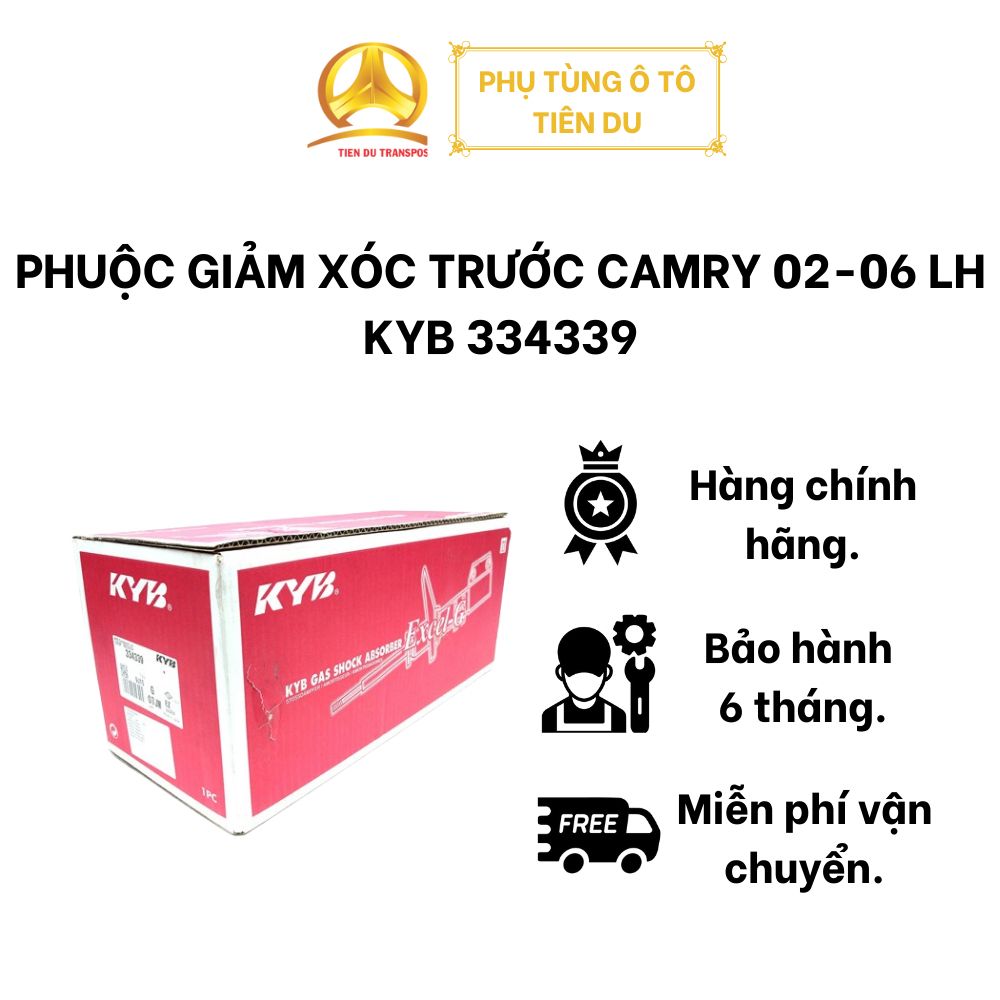  PHUỘC GIẢM XÓC TRƯỚC CAMRY 02-06 LH KYB 334339 