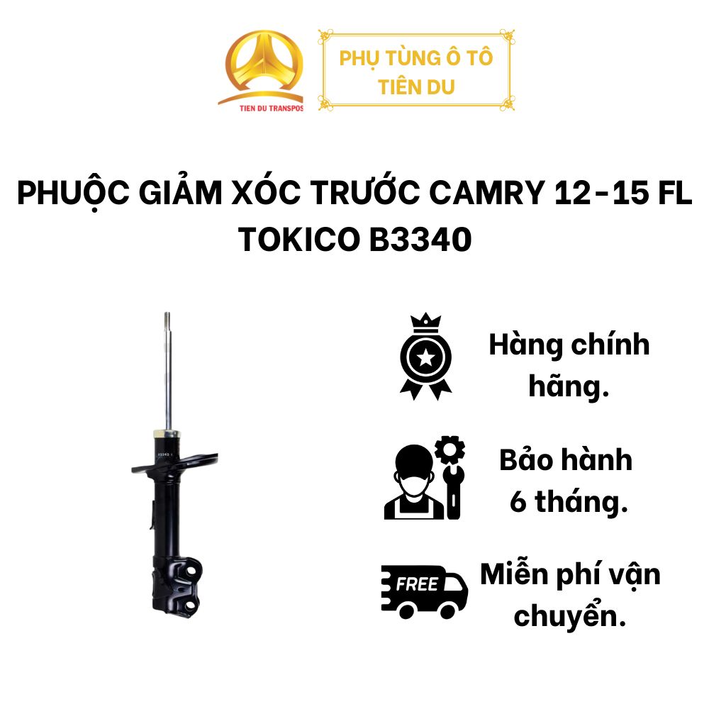  PHUỘC GIẢM XÓC TRƯỚC CAMRY 12-15 FL TOKICO B3340 
