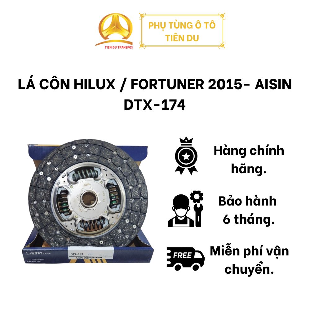 LÁ CÔN HILUX / FORTUNER 2015- AISIN DTX-174 