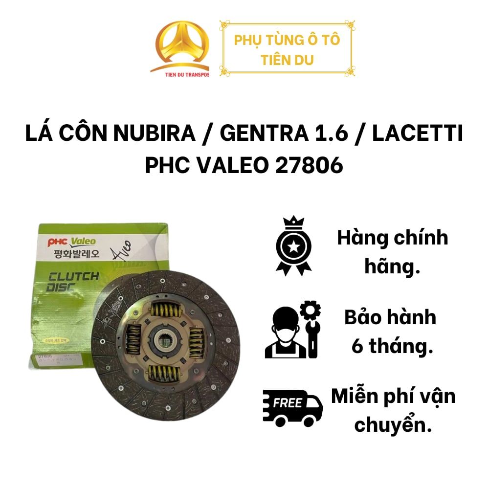  LÁ CÔN NUBIRA / GENTRA 1.6 / LACETTI PHC VALEO 27806 