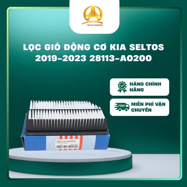  Lọc Gió Động Cơ Kia Seltos 1.4 Turbo 2019–2023 Chính Hãng – Air Filter 28113-A0200 